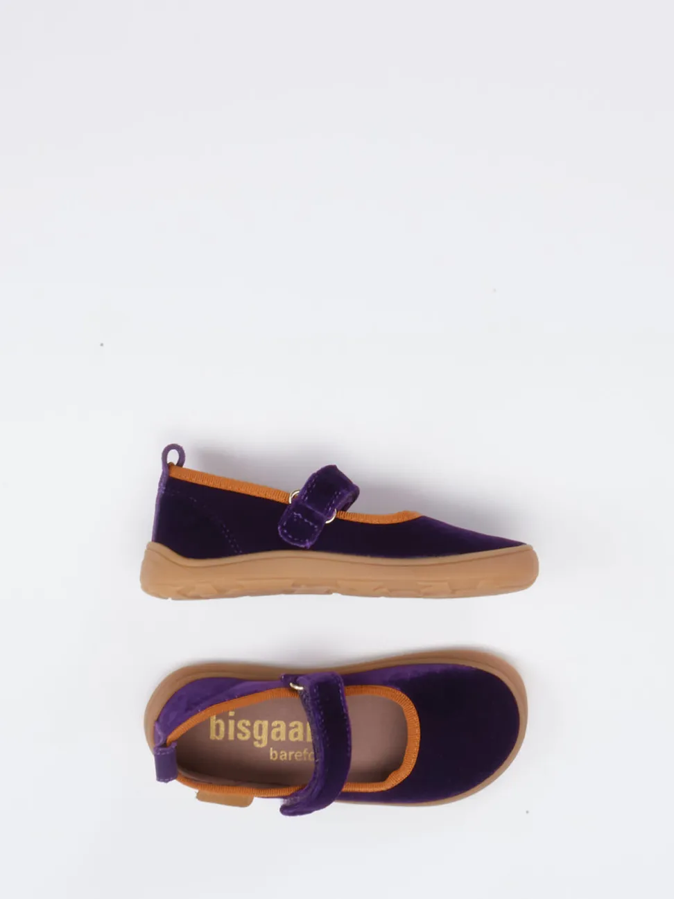 Bisgaard – Mary Janes aus Textil in Violett