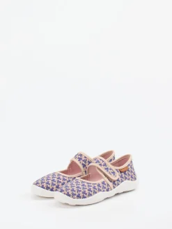 Bisgaard – Mary Janes aus Textil in Altrosa