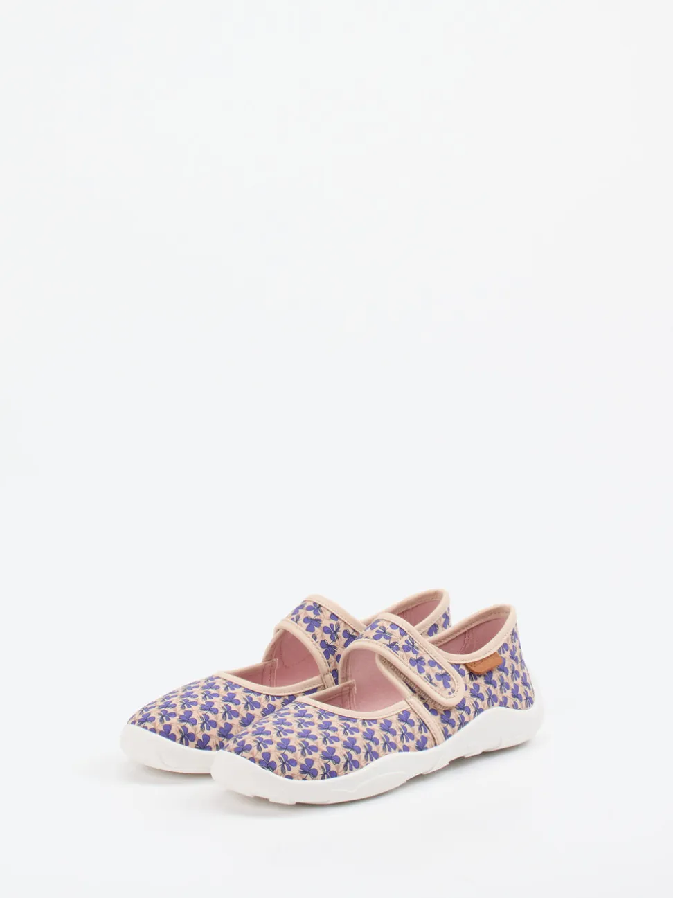 Bisgaard – Mary Janes aus Textil in Altrosa