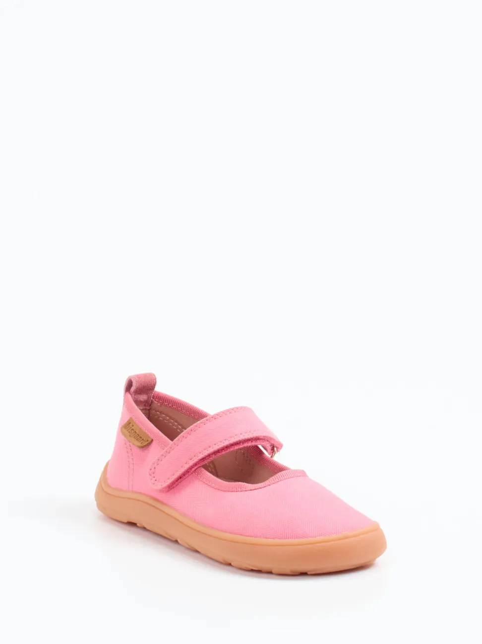 Bisgaard – Mary-Jane-Hausschuh aus Canvas rosa