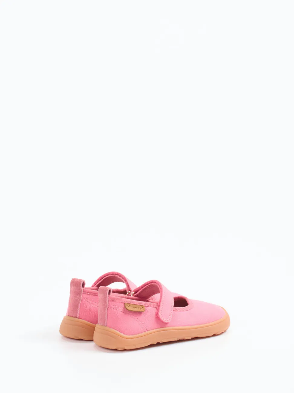 Bisgaard – Mary-Jane-Hausschuh aus Canvas rosa