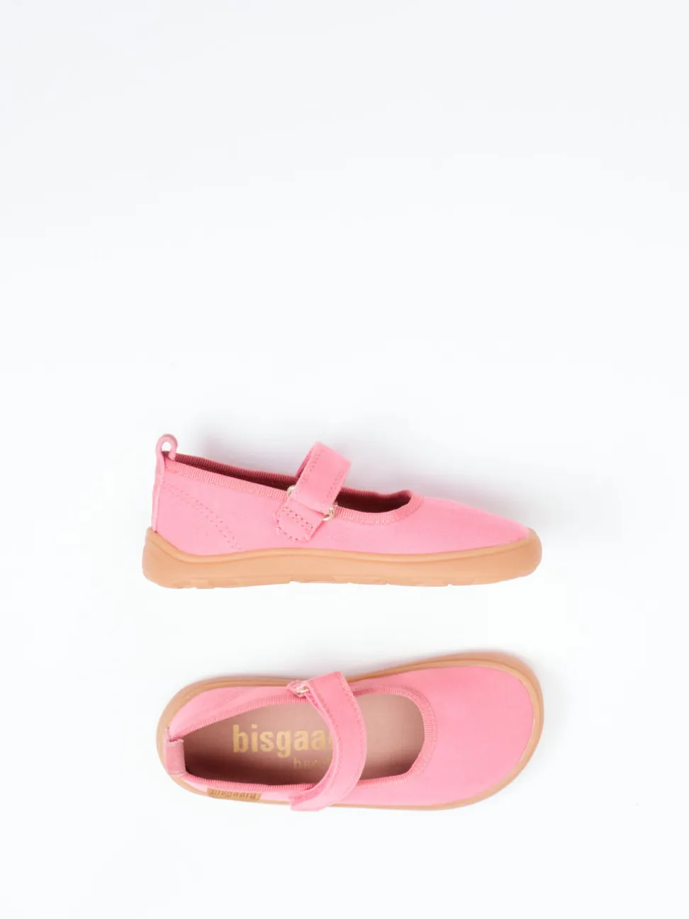Bisgaard – Mary-Jane-Hausschuh aus Canvas rosa