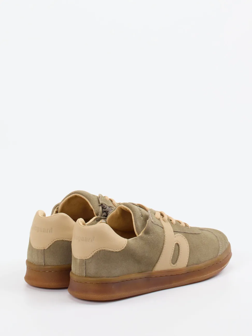 Bisgaard – Sneaker aus Veloursleder sandbeige
