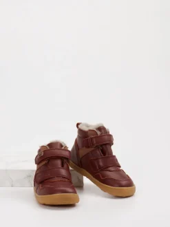 Bisgaard – Stiefeletten aus Leder rotbraun