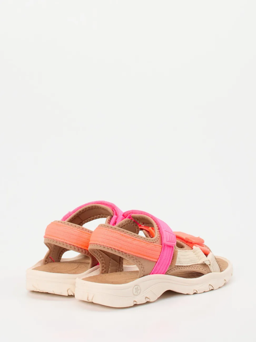Bisgaard – Trekkingsandalen aus Textil pink