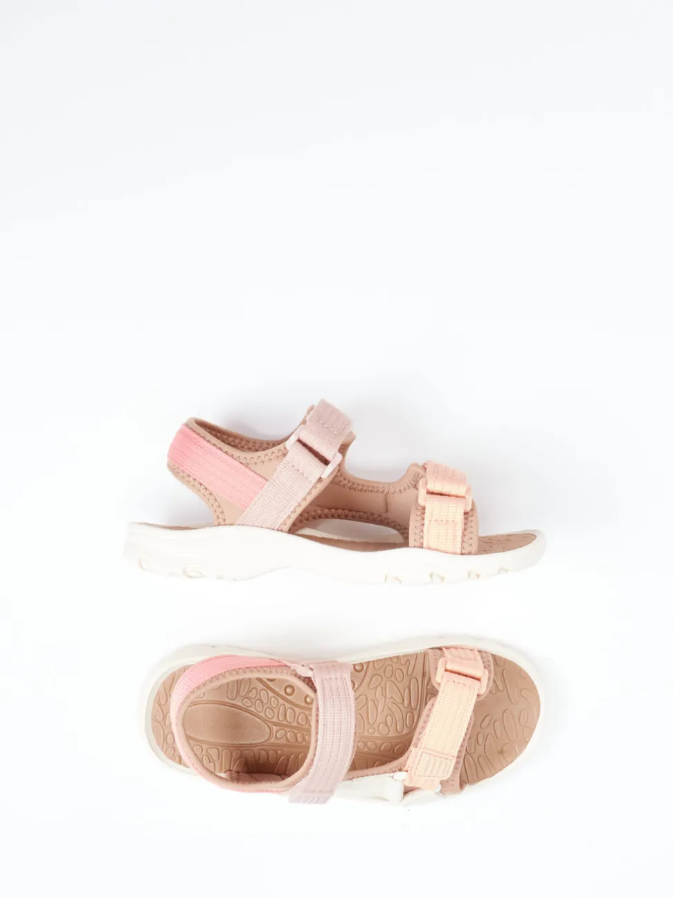 Bisgaard – Trekking-Sandalen aus Textil Pastellbeige