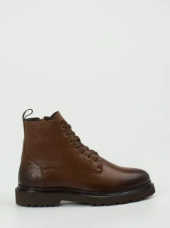 Blackstone – Schnürboots aus Kalbleder braun