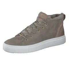 Blackstone – Sneaker aus Veloursleder mit Lammfellfutter