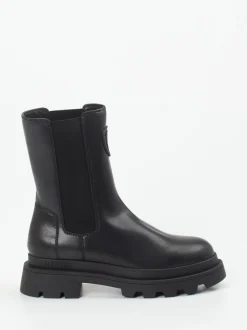 Blauer – Chelsea Boots aus Lammleder Schwarz