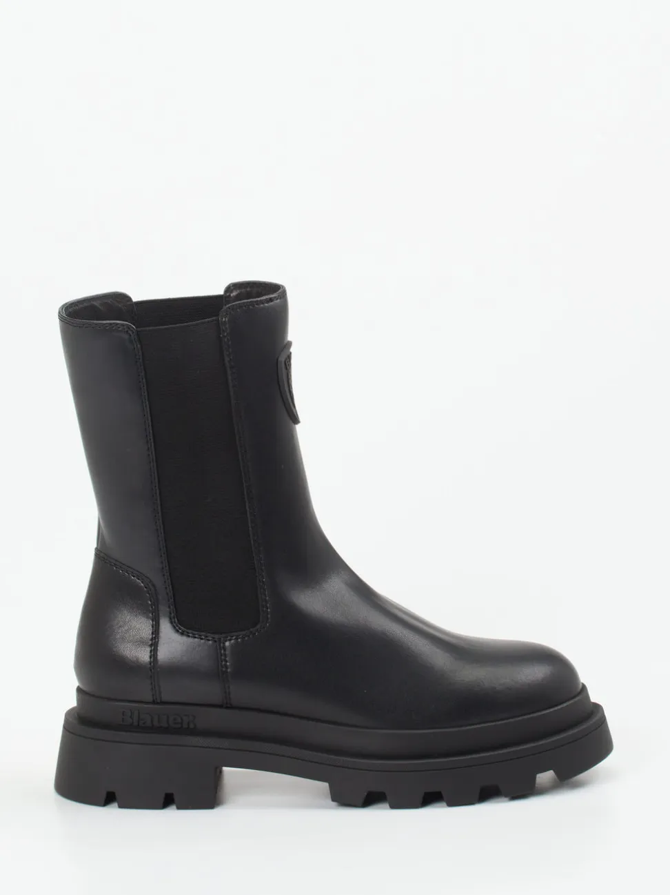 Blauer – Chelsea Boots aus Lammleder Schwarz