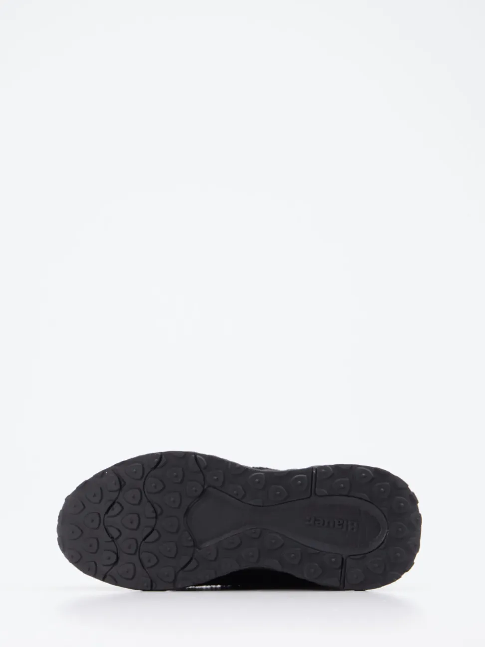 Blauer – Chunky Sneaker aus Veloursleder schwarz