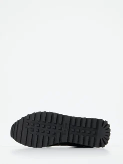 Blauer – Retro-Sneaker aus Veloursleder Schwarz