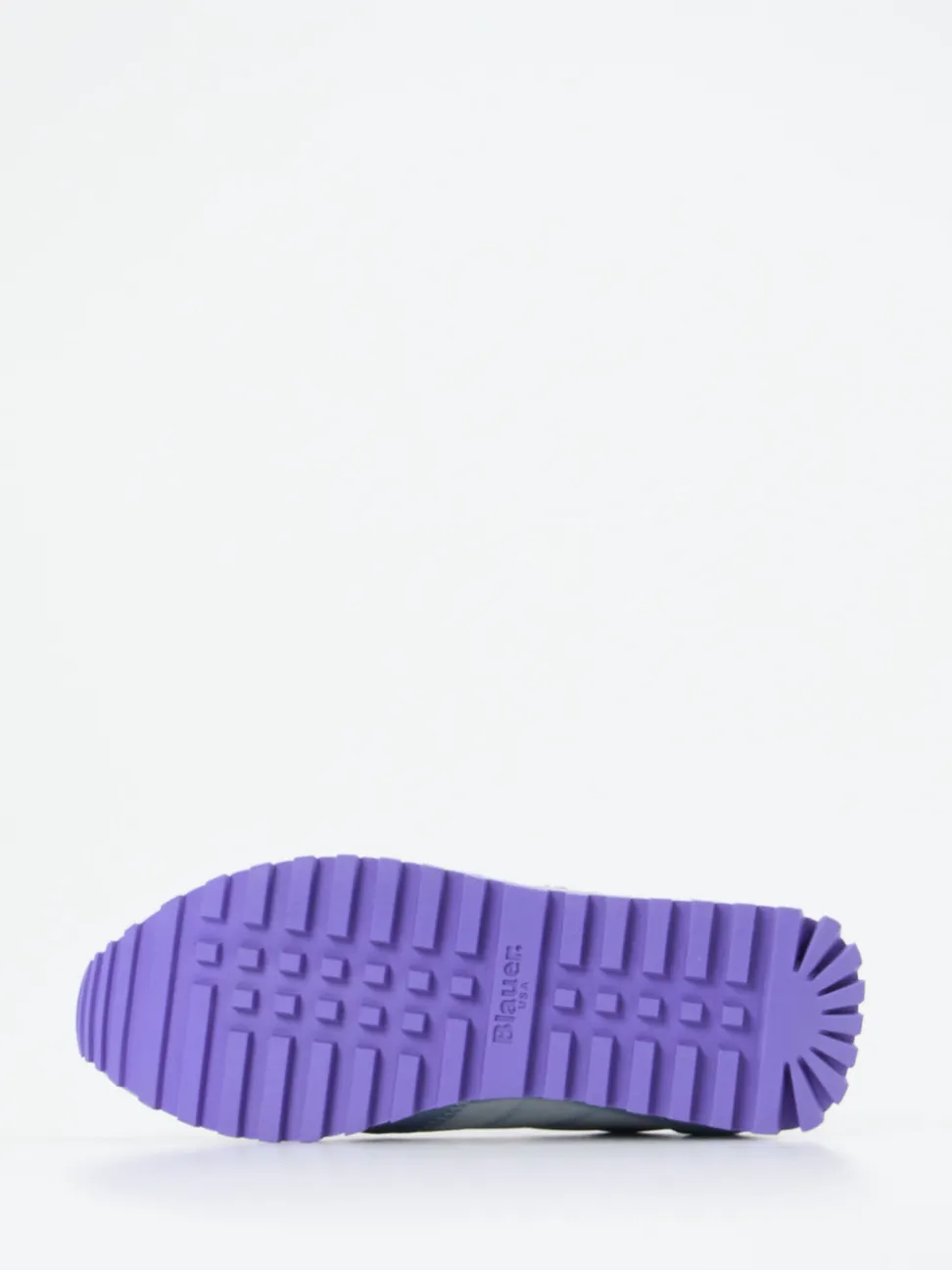 Blauer – Retro-Sneaker aus Veloursleder Pastellblau