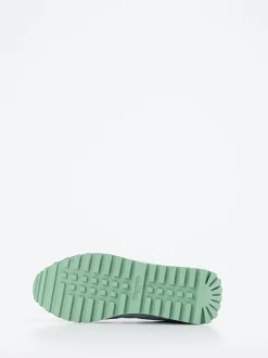 Blauer – Retro-Sneaker aus Veloursleder Pastellblau