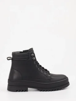 Blauer – Schnürboots aus Kalbleder schwarz