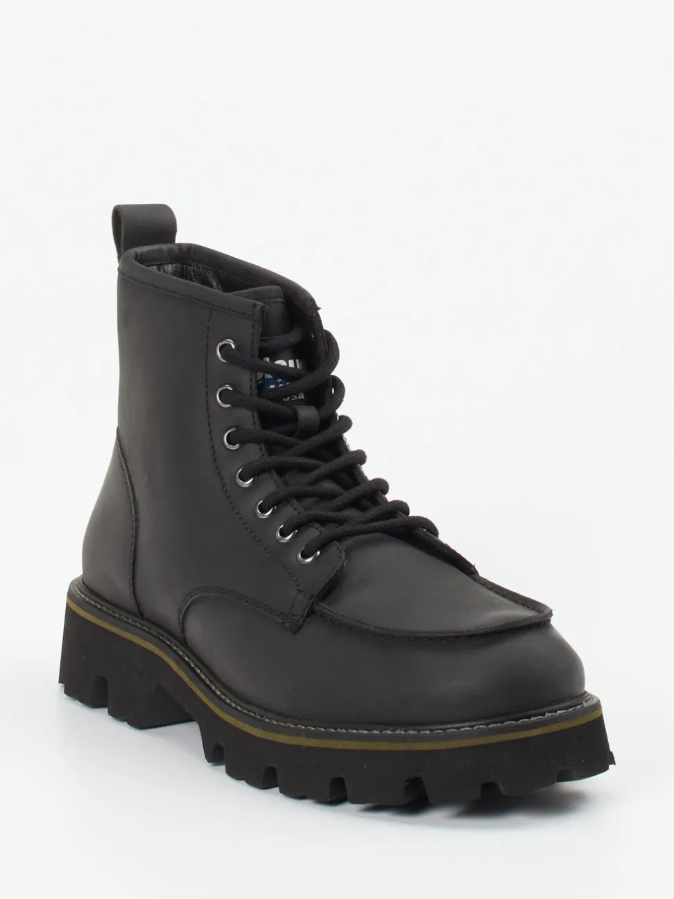 Blauer – Schnürboots aus Kalbleder schwarz