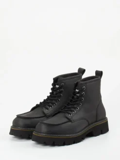Blauer – Schnürboots aus Kalbleder schwarz