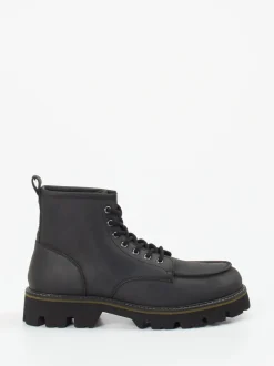 Blauer – Schnürboots aus Kalbleder schwarz