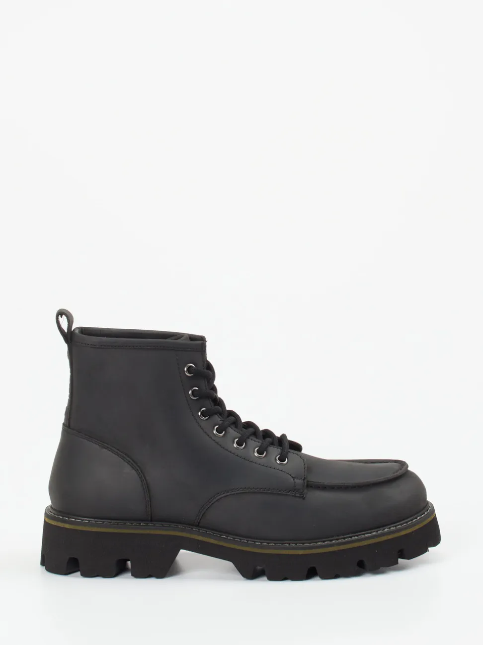 Blauer – Schnürboots aus Kalbleder schwarz