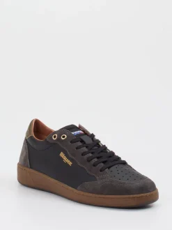 Blauer – Sneaker aus Kalbleder in Anthrazitgrau