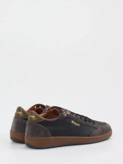 Blauer – Sneaker aus Kalbleder in Anthrazitgrau
