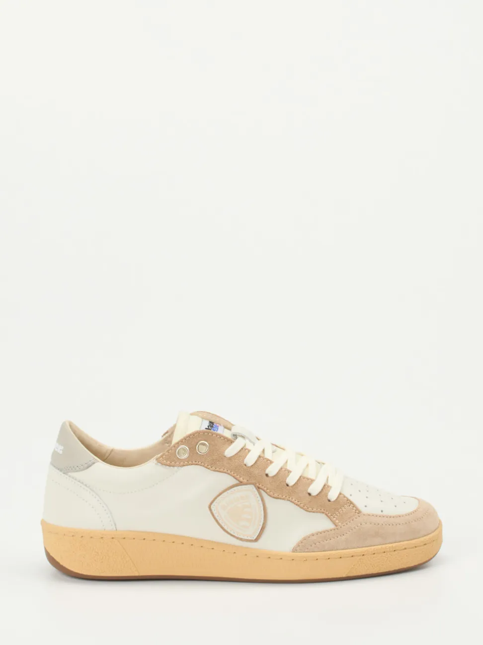Blauer – Sneaker aus Kalbleder und Veloursleder