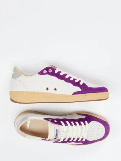 Blauer – Sneaker aus Kalbleder mit Veloursakzenten