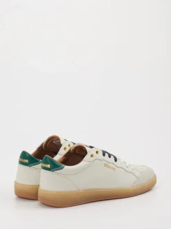 Blauer – Sneaker aus Leder in Cremeweiß