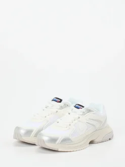 Blauer – Sneaker aus Textil in Off-White