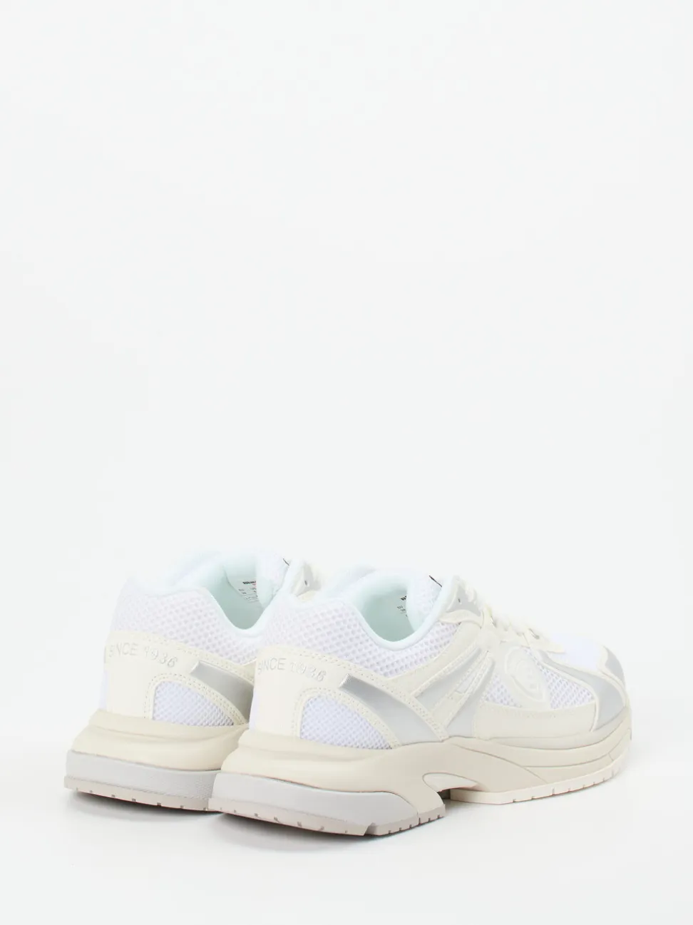 Blauer – Sneaker aus Textil in Off-White