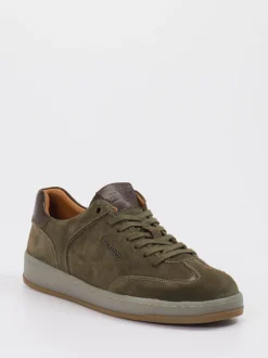 Blauer – Sneaker aus Veloursleder Olivgrün
