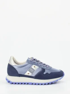 Blauer – Sneaker aus Veloursleder Lavendelblau