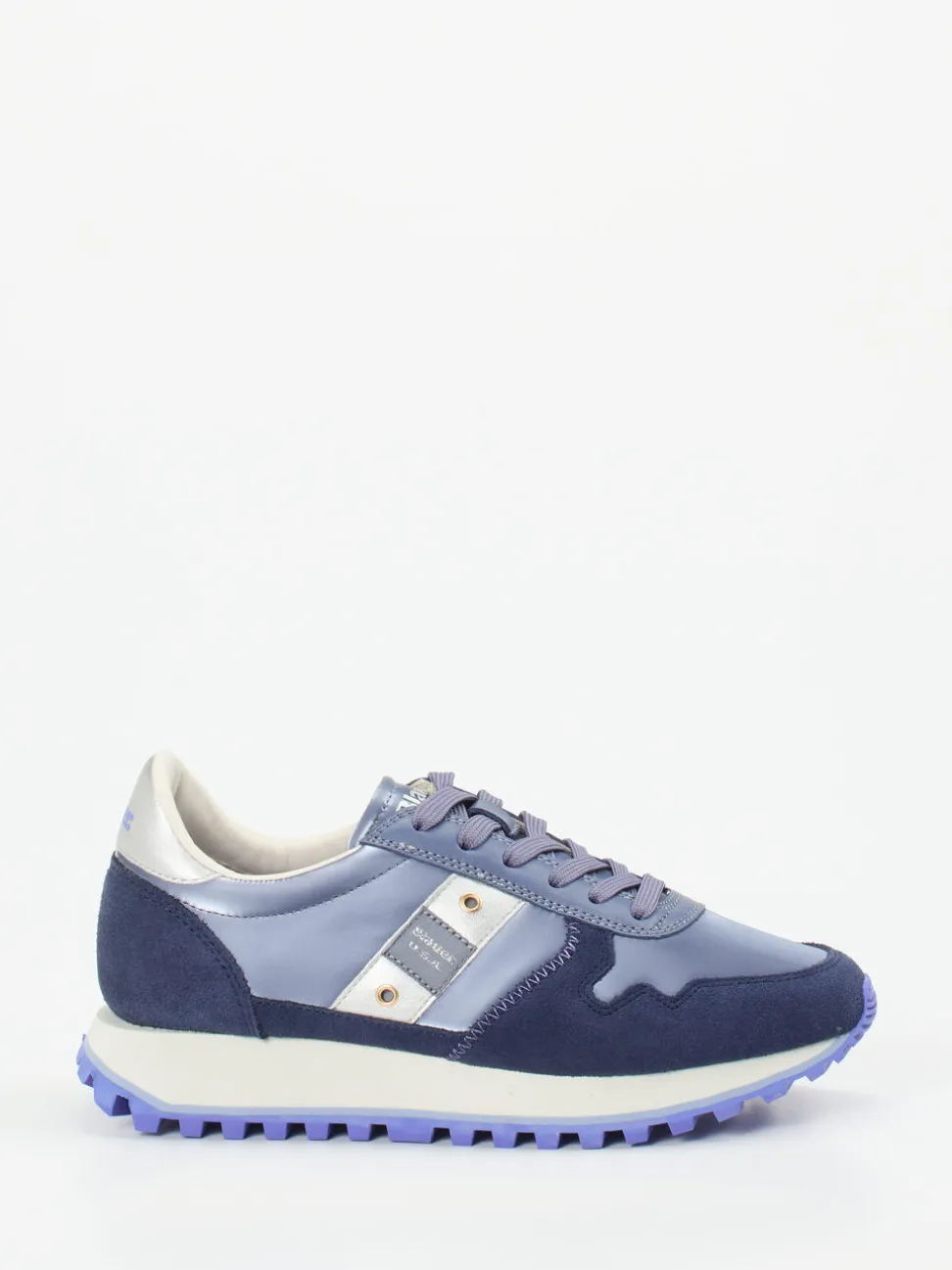 Blauer – Sneaker aus Veloursleder Lavendelblau