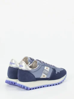 Blauer – Sneaker aus Veloursleder Lavendelblau