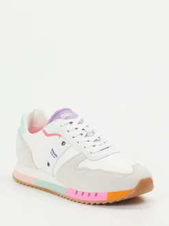Blauer – Sneaker aus Veloursleder Off-White