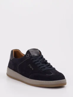 Blauer – Sneaker aus Veloursleder Dunkelblau