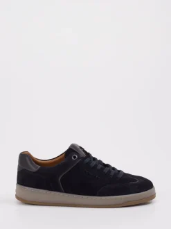 Blauer – Sneaker aus Veloursleder Dunkelblau