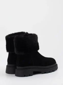 Blauer – Stiefelette aus Veloursleder schwarz