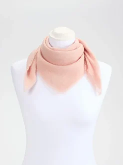 Blui – Dreieckstuch aus Kaschmir-Mix Rosé