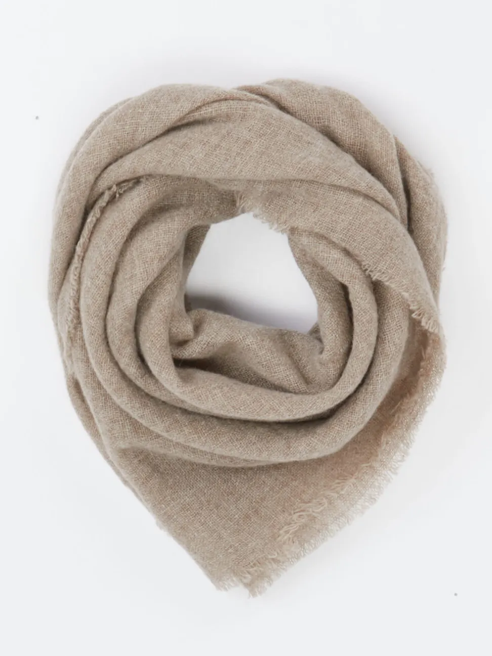 Blui – Dreieckstuch aus Textil in Braun
