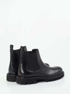 Boss – Chelsea Boots aus Kalbleder schwarz