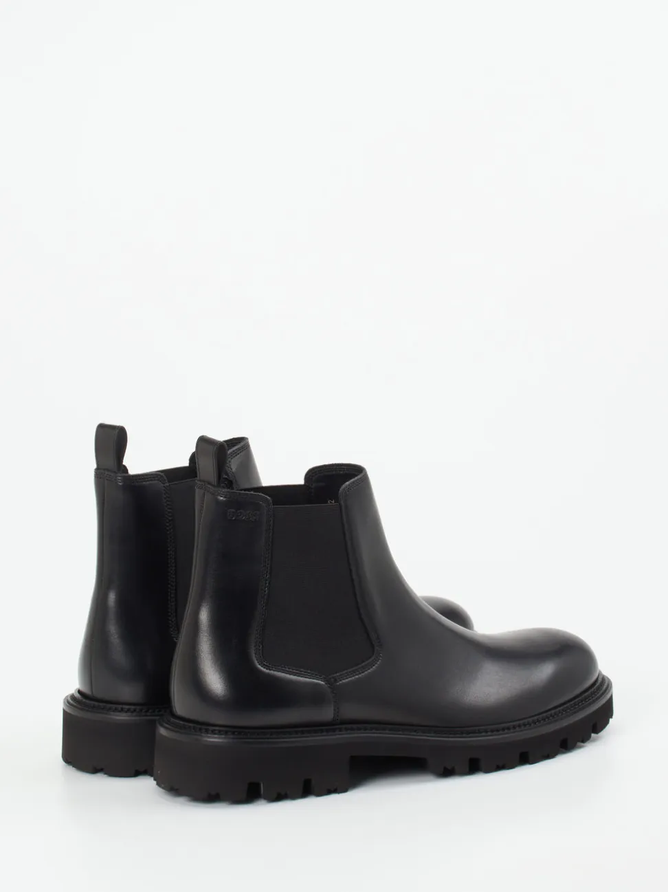 Boss – Chelsea Boots aus Kalbleder schwarz