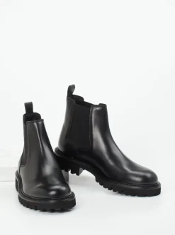 Boss – Chelsea Boots aus Kalbleder schwarz