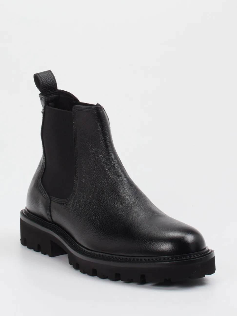 Boss – Chelsea Boots aus Kalbleder schwarz