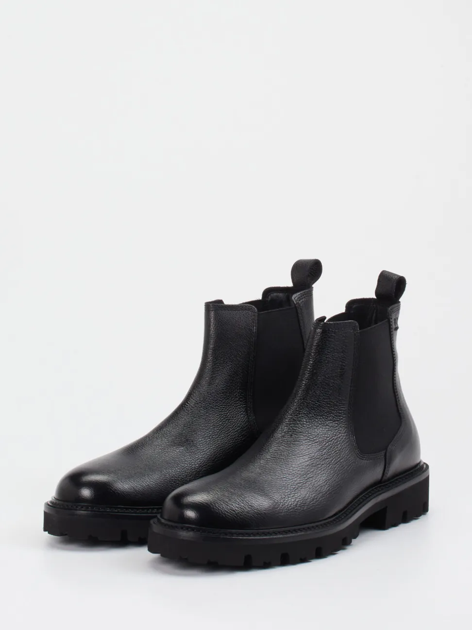 Boss – Chelsea Boots aus Kalbleder schwarz