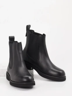 Boss – Chelsea Boots aus Lammleder schwarz