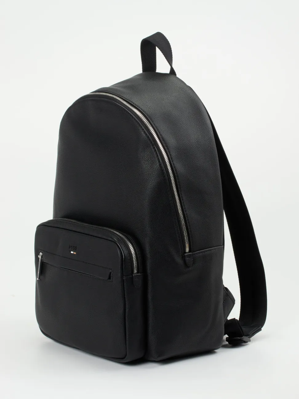 Boss – Daypack aus Textil in Lederoptik Schwarz