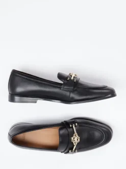 Boss – Loafer aus Kalbleder mit goldener Spange