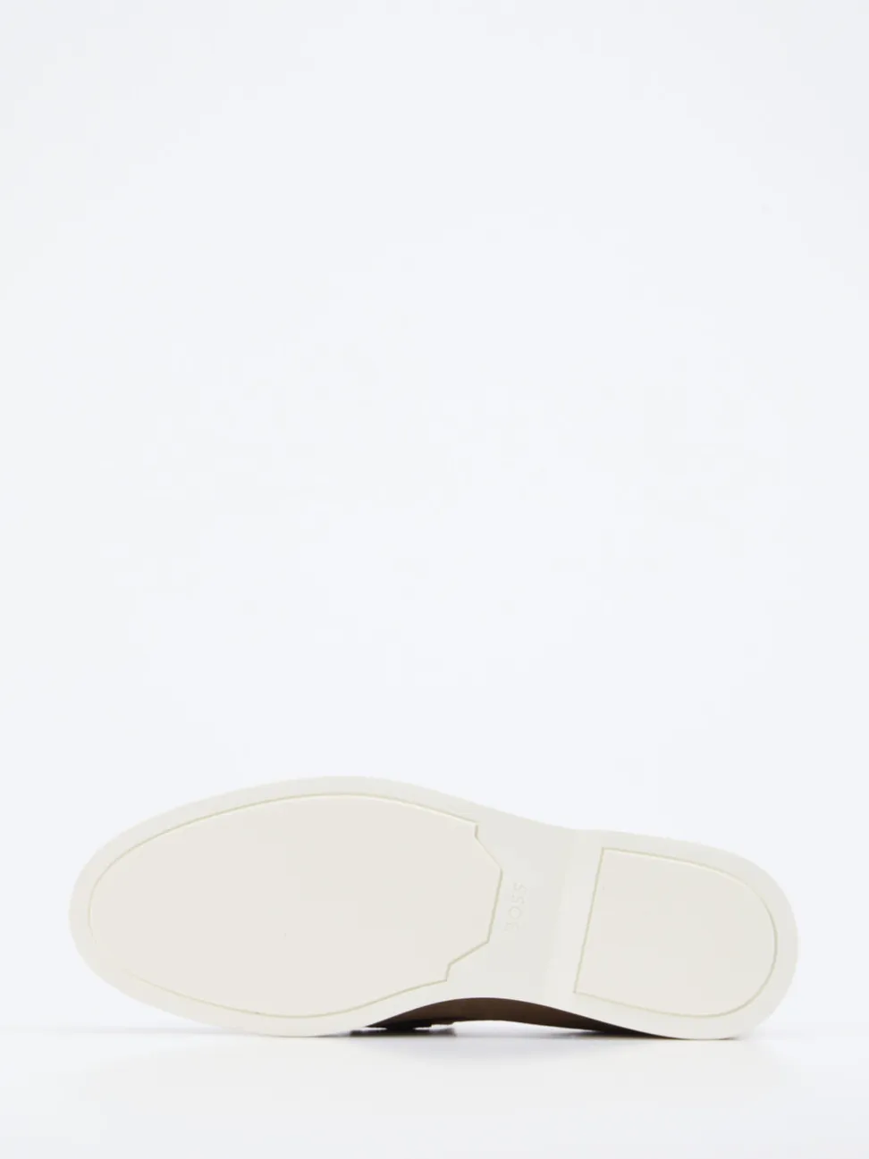 Boss – Loafer aus Veloursleder in Braun