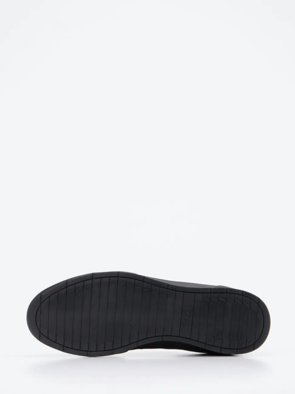 Boss – Low-Top-Sneaker aus Textil und Synthetik schwarz